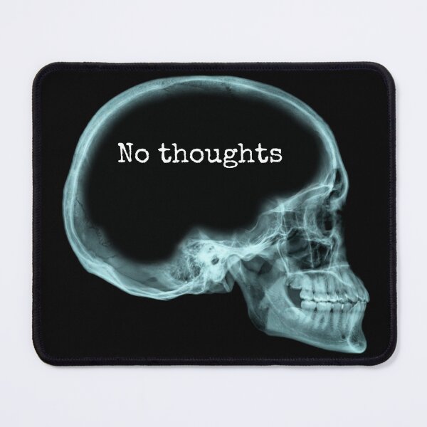 Item preview, No Thoughts Head Empty Medical Skull X-Ray designed and sold by Coon & Momo.