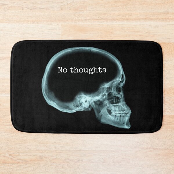 Item preview, No Thoughts Head Empty Medical Skull X-Ray designed and sold by Coon & Momo.
