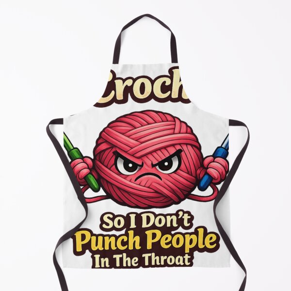 Item preview, I Crochet So I Dont Punch People designed and sold by Art by Debasish.