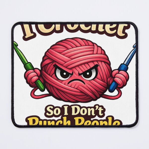 Item preview, I Crochet So I Dont Punch People designed and sold by Art by Debasish.