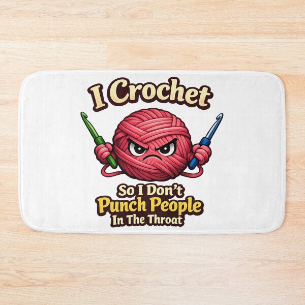 Item preview, I Crochet So I Dont Punch People designed and sold by Art by Debasish.