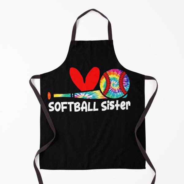Item preview, Tie Dye Softball Ball Heart Sister Love designed and sold by LarryMBrown.