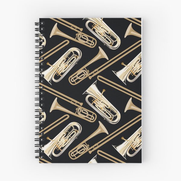 Item preview, euphonium and trombone on black designed and sold by kobyakov.