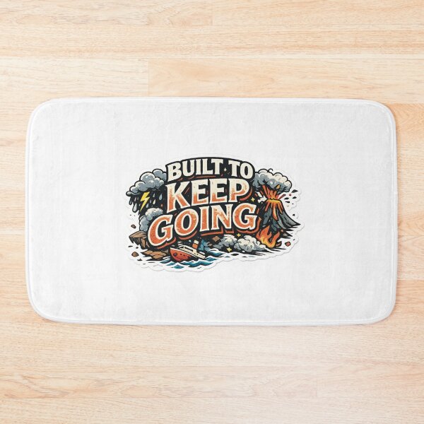 Item preview, Built To Keep Going Retro Survival Sticker designed and sold by Medico Design .