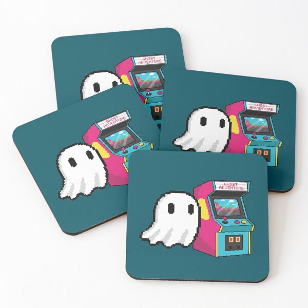 Item preview, Arcade Ghost Player – Retro Pixel Gaming Spirit Meme designed and sold by ChaosNest.