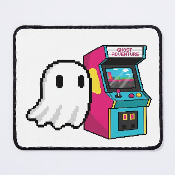 Item preview, Arcade Ghost Player – Retro Pixel Gaming Spirit Meme designed and sold by ChaosNest.