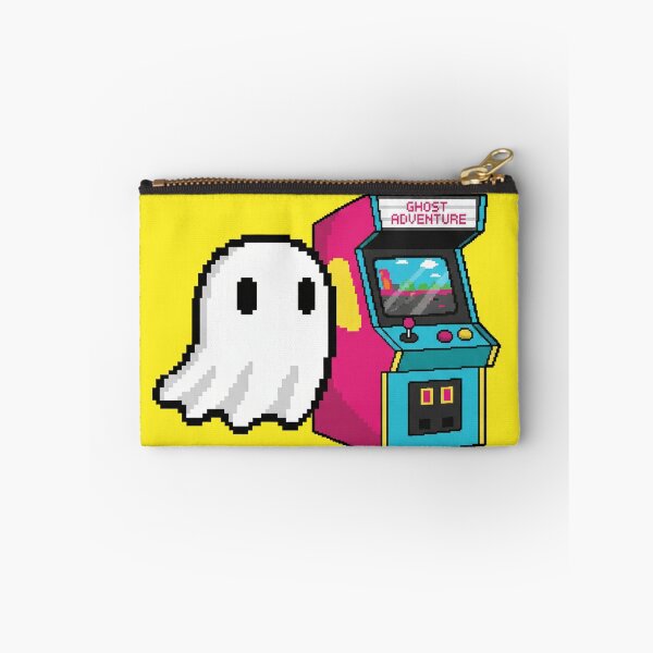 Item preview, Arcade Ghost Player – Retro Pixel Gaming Spirit Meme designed and sold by ChaosNest.