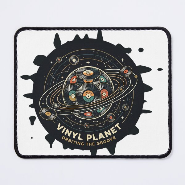 Item preview, Vinyl Planet: Orbiting The Groove designed and sold by Style-InkPulse.