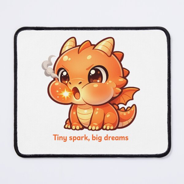Item preview, Cute Baby Dragon - First Flame designed and sold by ESSClothing.