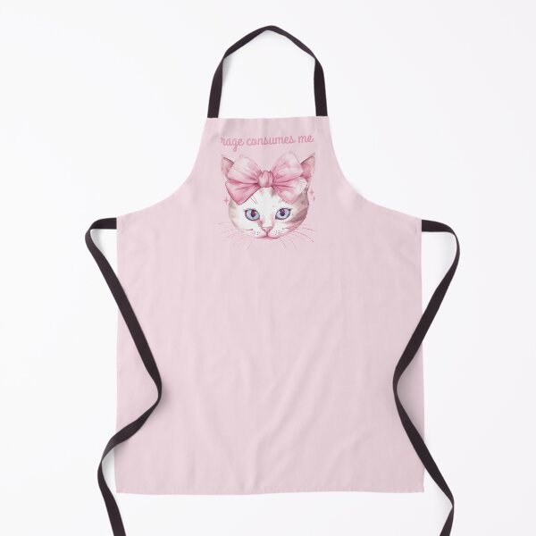Item preview, Rage Consumes Me - Cute Funny Pink Cat designed and sold by humnoo.