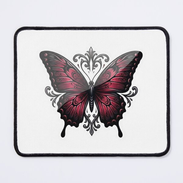 Item preview, Gothic Butterfly Transparent Sticker Illustration designed and sold by Alexrtr.