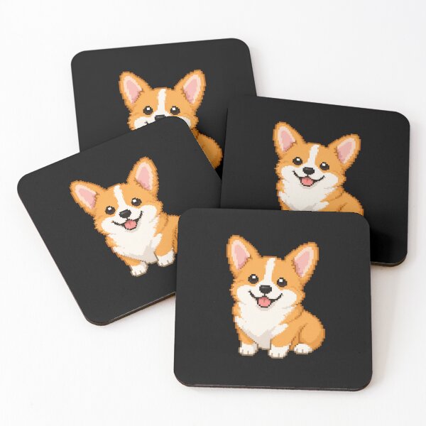 Item preview, Corgi Smiling Pixel Art designed and sold by BhadzCheetah.