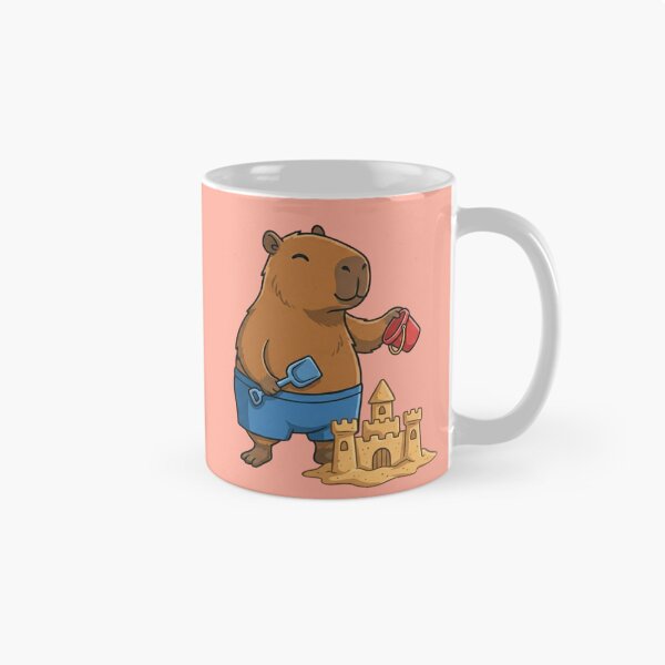 Item preview, Summer Capybara Sandcastle Builder designed and sold by Ivy-Triggs.