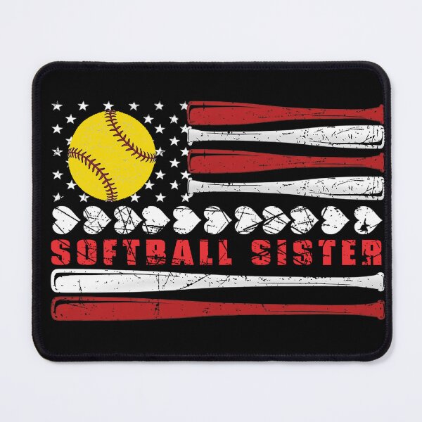 Item preview, Patriotic Softball Sister Flag designed and sold by LarryMBrown.