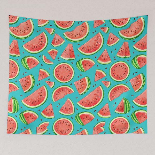 Item preview, Hand-drawn Watermelon Pattern Summer Tropical designed and sold by SplashTastic.