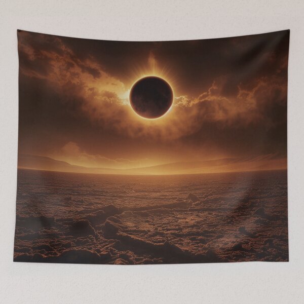 Item preview, Eclipse Horizon Over Burning Sky designed and sold by QuantumDrift.