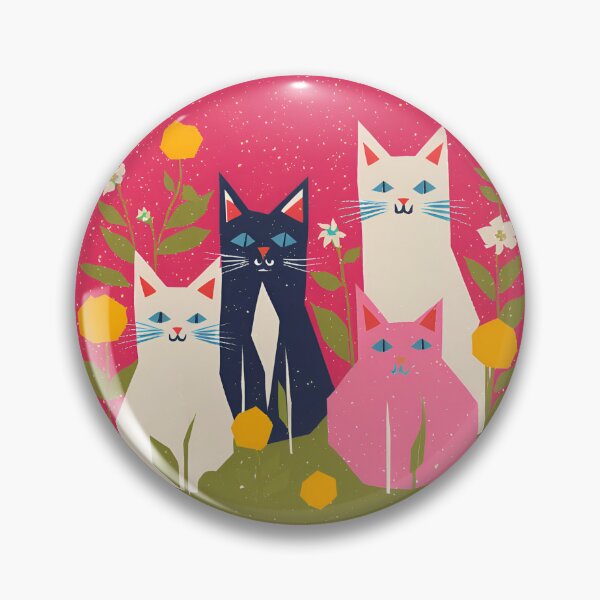 Item preview, Four Garden Cats designed and sold by mellow-koko.