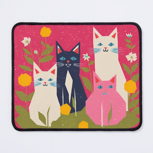 Item preview, Four Garden Cats designed and sold by mellow-koko.