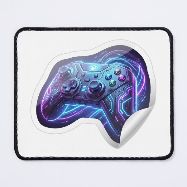 Artikelvorschau, Neon Gaming Controller Transparenter Aufkleber entworfen und verkauft von Alexrtr.