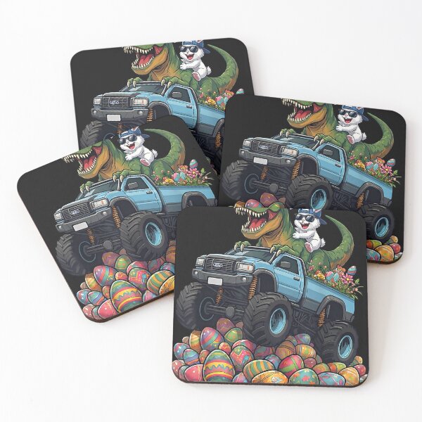Item preview, Easter Bunny Dinosaur Monster Truck  Boys  Kids  & Toddlers designed and sold by trucnhieuchan.