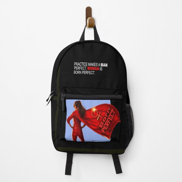 Item preview, Woman Born Perfect – Feminist Empowerment Design designed and sold by LeelaWorks.org.