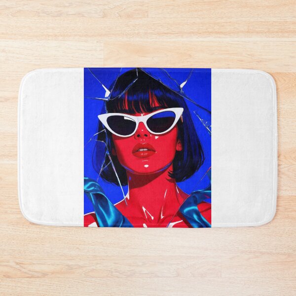 Item preview, • Red and Blue Amy Blue Cult Cinema Art designed and sold by y2kponyclub.