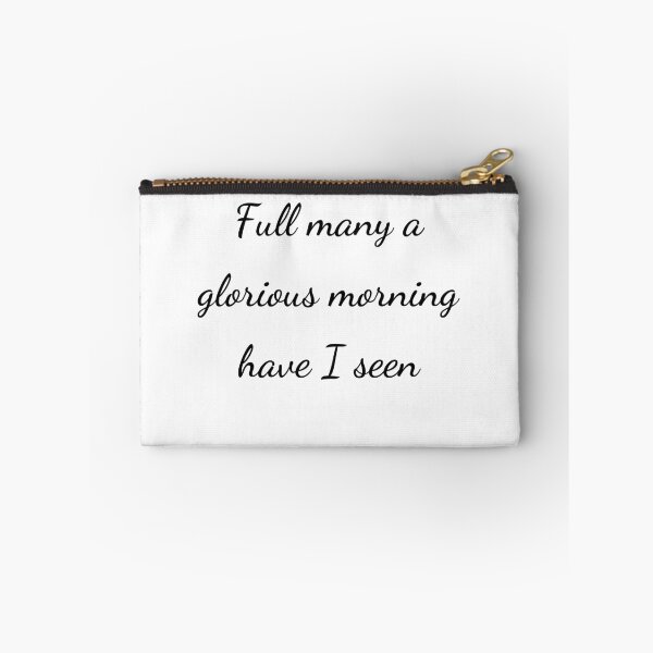 Item preview, "Full many a glorious morning have I seen" - handwriting black designed and sold by ariksworld.