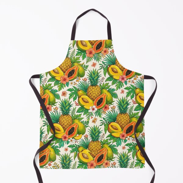 Item preview, Tropical Fruit and Hibiscus Pattern Botanical Exotic designed and sold by SplashTastic.