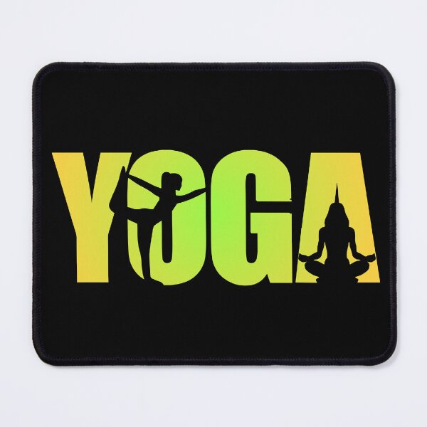 Item preview, Yoga Silhouette Typography Zen Gradient designed and sold by MoonshotWorld.