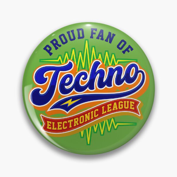 Item preview, Retro Techno Electronic League Vintage 70s Vector Lettering Synthwave Logo designed and sold by Cozy-Old-Pub.