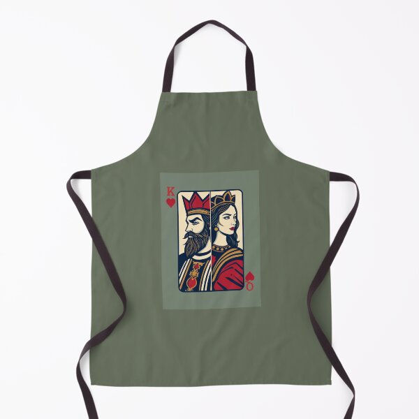 Item preview, Vintage King and Queen Playing Card Hearts Aesthetic designed and sold by VibeCheckVault.