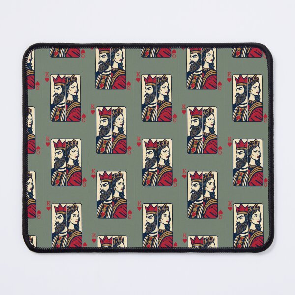 Item preview, Vintage King and Queen Playing Card Hearts Aesthetic designed and sold by VibeCheckVault.
