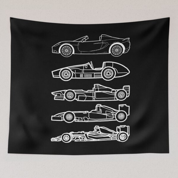 Item preview, F1 Car Evolution Shirt Formula Racing Vintage Race Weekend Graphic Motorsport Fan Gift designed and sold by tarzbol.