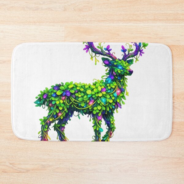 Item preview, Neon Microgreen Animals Psychedelic Nature designed and sold by Art by Debasish.