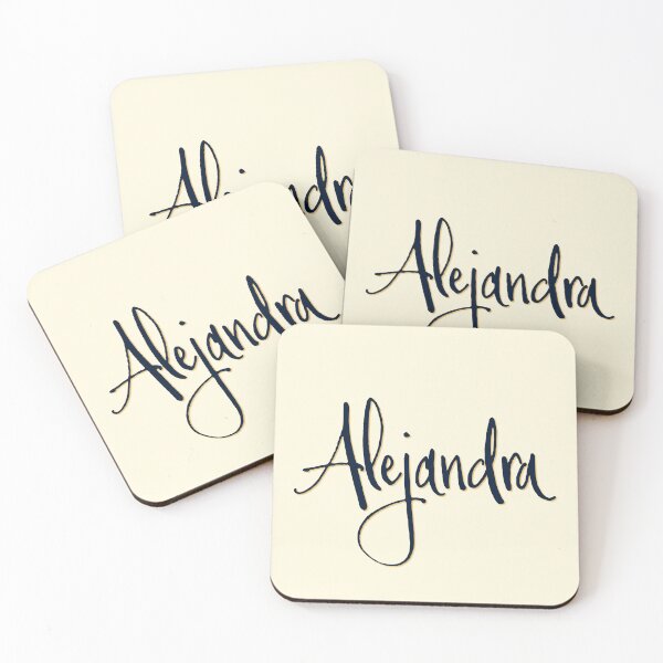 Item preview, ALEJANDRA personalized type design designed and sold by CharlottePlaceArt.