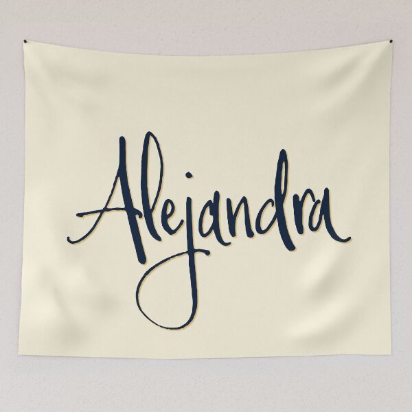 Item preview, ALEJANDRA personalized type design designed and sold by CharlottePlaceArt.