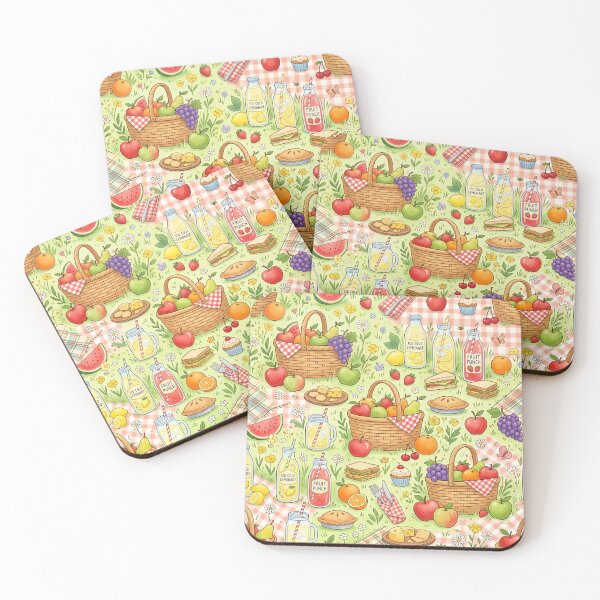 Item preview, Summer Picnic Elements Pattern Outdoors Food designed and sold by SplashTastic.