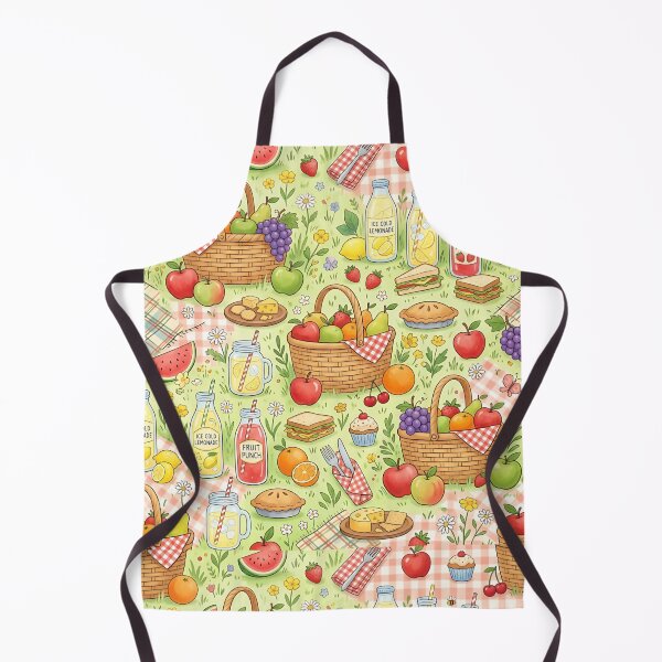 Item preview, Summer Picnic Elements Pattern Outdoors Food designed and sold by SplashTastic.