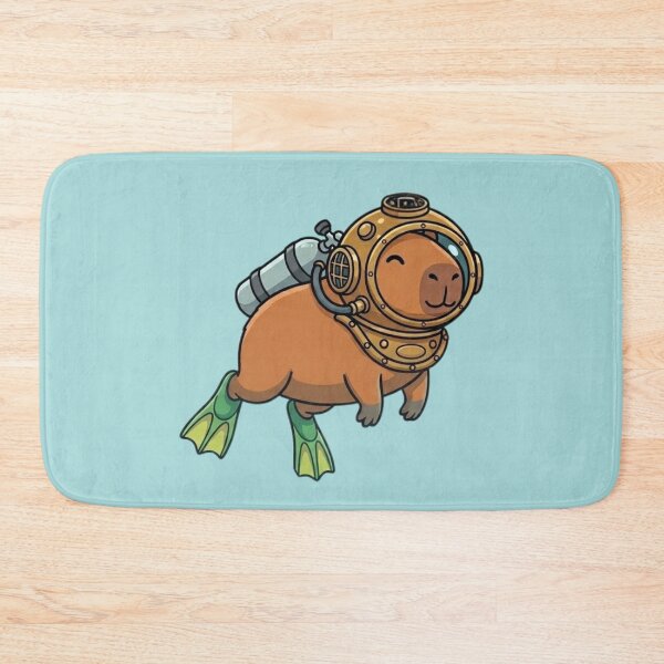 Item preview, Summer Capybara Diver designed and sold by Ivy-Triggs.