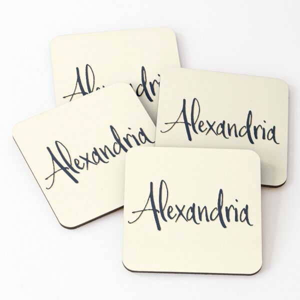 Item preview, ALEXANDRIA personalized type design designed and sold by CharlottePlaceArt.