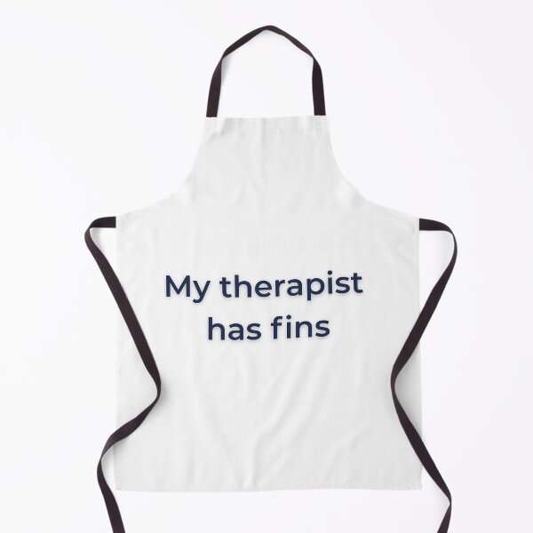 Item preview, My Therapist Has Fins Funny Aquarium T-Shirt Fish Lover Gift designed and sold by Niche-Forge.