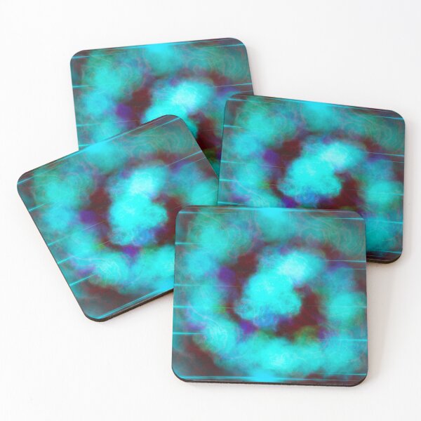 Item preview, Abstract Teal Cosmic Glow Futuristic Energy Aesthetic Background designed and sold by EL-Lebedenko.