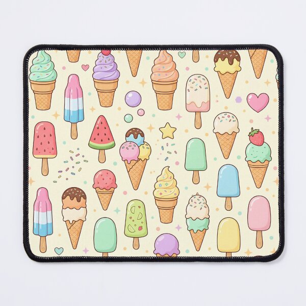 Item preview, Pastel Ice Cream and Popsicle Pattern Sweet Kawaii designed and sold by SplashTastic.