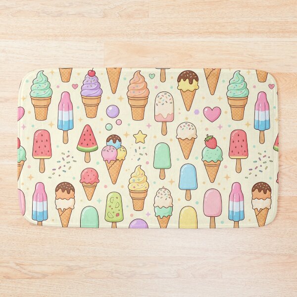 Item preview, Pastel Ice Cream and Popsicle Pattern Sweet Kawaii designed and sold by SplashTastic.