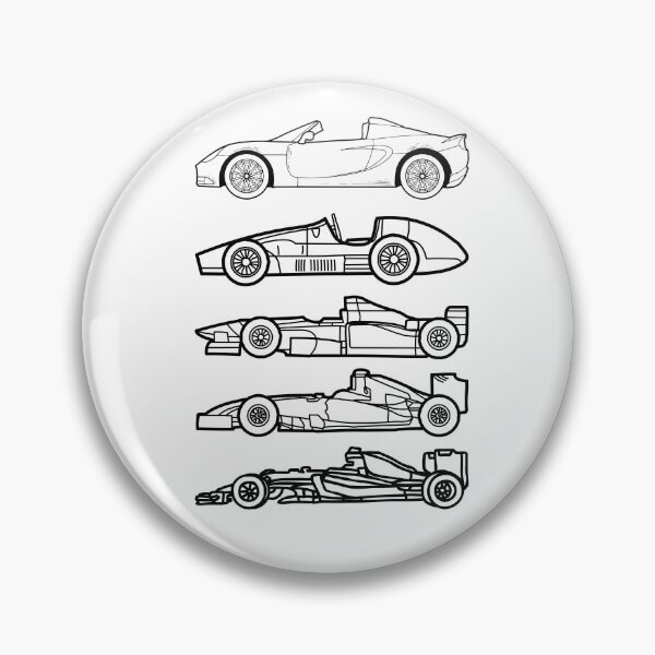Item preview, F1 Car Evolution Shirt Formula Racing Vintage Race Weekend Graphic Motorsport Fan Gift designed and sold by tarzbol.