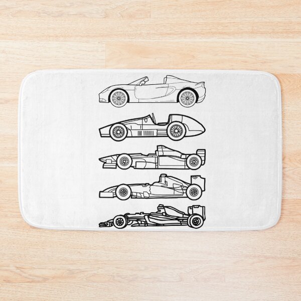 Item preview, F1 Car Evolution Shirt Formula Racing Vintage Race Weekend Graphic Motorsport Fan Gift designed and sold by tarzbol.