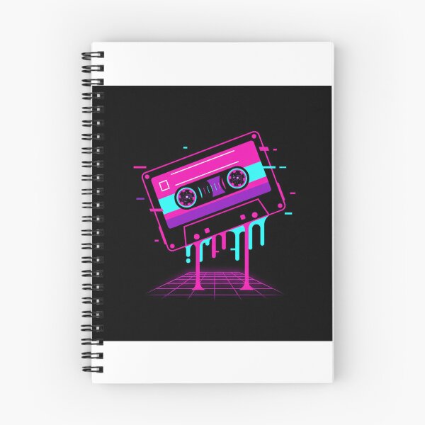 Item preview, A retro cassette tape melting into a pool of neon liquid, with cosmic stars swirling inside the tape reels. designed and sold by Seattleaiharp.