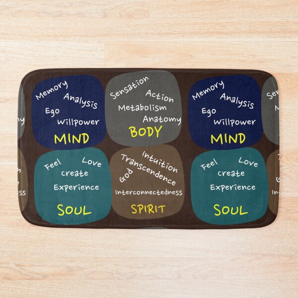 Item preview, Mind Body Soul Spirit - self care - Purpose designed and sold by Drishya-Designs.