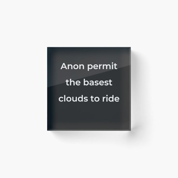 Item preview, "Anon permit the basest clouds to ride" - print white designed and sold by ariksworld.