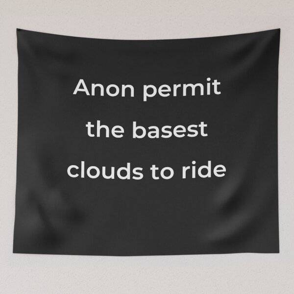 Item preview, "Anon permit the basest clouds to ride" - print white designed and sold by ariksworld.